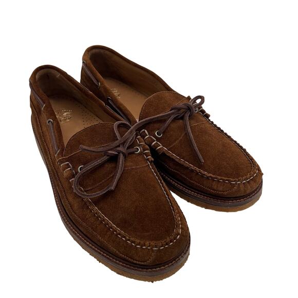 J.Crew Superior Boots & Shoes Camden Suede Crepe Sole Loafers Men’s SZ 13 main image 9